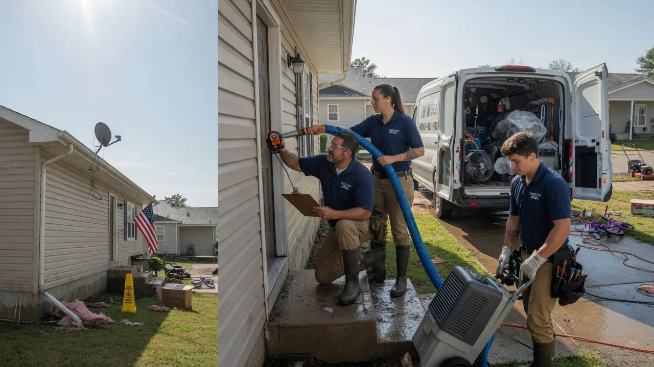 Ceiling Water Damage Restoration in Hitchcock, TX near me